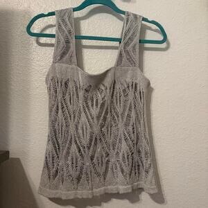 Vintage Damianou Knit Silver Tank